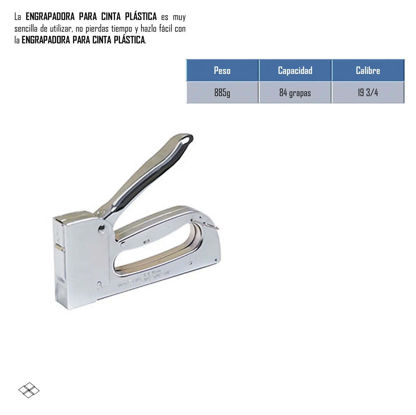 ENGRAPADORA PARA CINTA PLÁSTICA